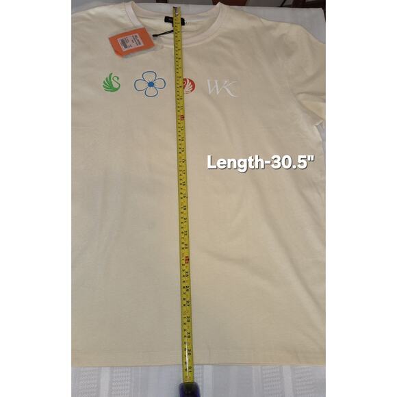 Well Known Studios Gansevoort Mens Shirt Sz XXL Cream Unisex New With Tags NWT - Picture 11 of 16